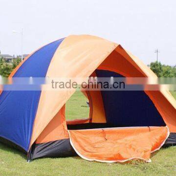 OEM Outdoor Camping Tent Four People Double Door double layer Tent Waterproof Tourism Camping Tent UD16022