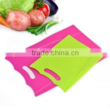 2015 new design plastic antibacterial cutting board/chopping board/cutting block