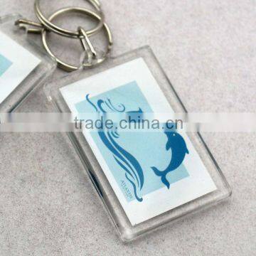 promotional gifts high quality fashion lovelys photo acrylic keychain
