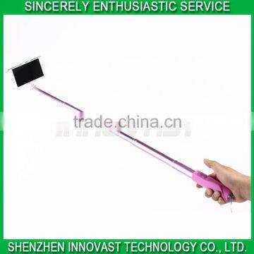 Aluminium Folding Zoom Bluetooth Selfie Monopod Stick With Remote Shutter