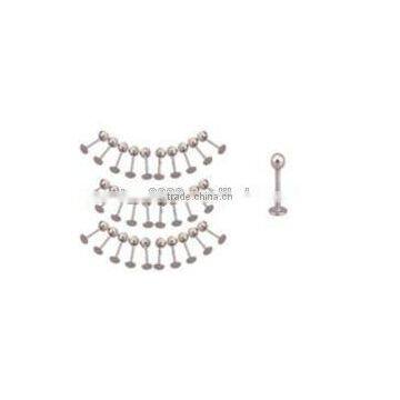 wholesale 316L stainless steel labret lip piercing body jewelry