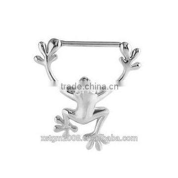 Lizard nose ring stainless steel animal nose ring