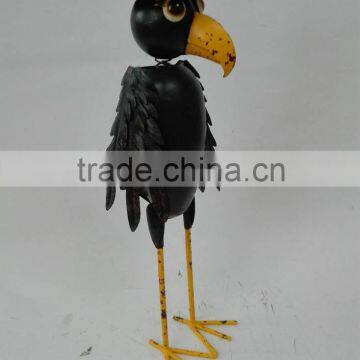 Halloween animated crow Metal halloween decoration