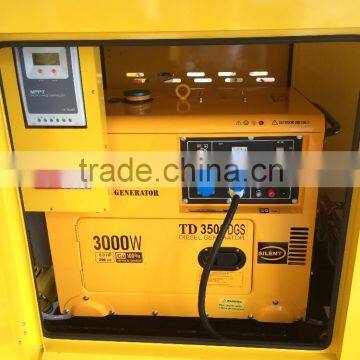 Manual Mast Diesel Generator Solar Panel Lighting Tower photo-5