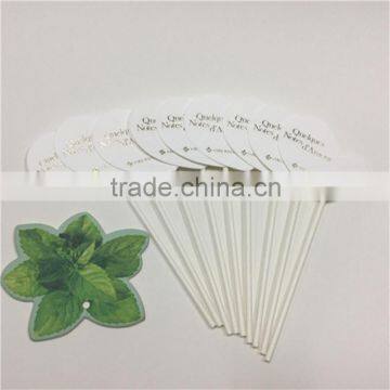 Promotional gold stamping logo perfume test paper