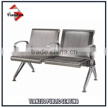 Two Seater armchair 304 stainless steel gang chair