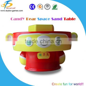 2016 Environmental protection candy bear space sand table for sale