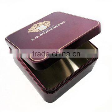 Square Tin Boxes for Cookies,square Tin Boxes With Window,square Tin Can photo-4