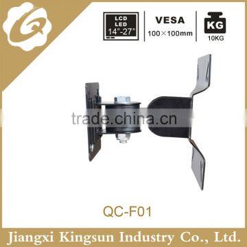 Economic small size plasma lcd/led tv bracket cheap full motion tv wall bracket 14inch to 27 inch tvs