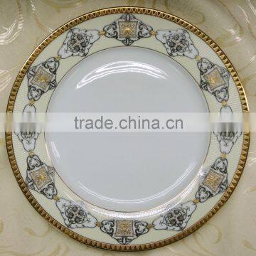 Gold plate in round shape or square shape with high quality