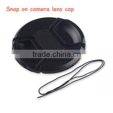 Front Cap for Camera Lenses SLR DSLR Camera Center-pinched Camera Lens Cap 55MM