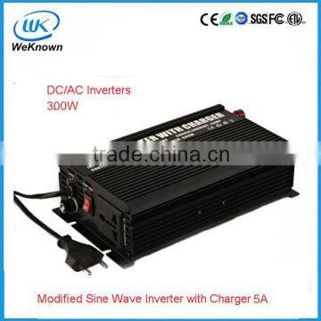 300W Modified Sine Wave Inverter with Charger 5A