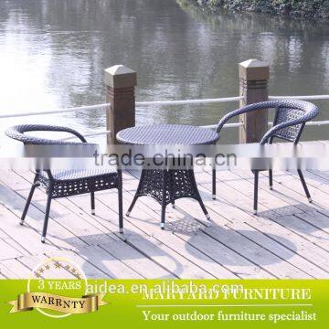 Bistro table rattan table set MY49-F