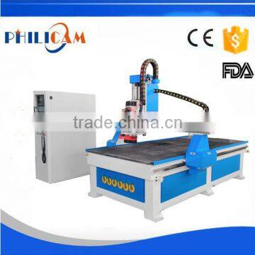 Philicam wood cnc router machine auto tool changer for wooden door design