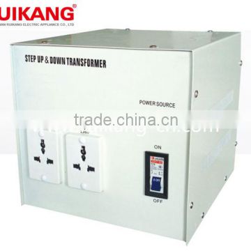 Step up and down transformer 5kva 110v to 220v voltage converter