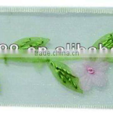 handmade decorative organza lace trim for garment