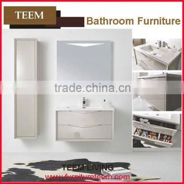 hot sales new design vanities manufacturer high end design soild wood large bathroom cabinet