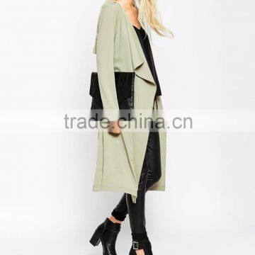 Wholesale Elegant Fashion Autumn Trench Long Coat photo-2