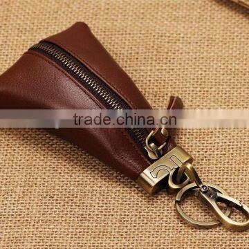 new arrial vintage cowhide leather keychain