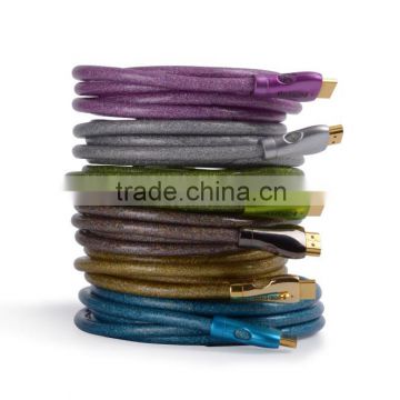 5M Colorful Metal HDMI cable with gold plated