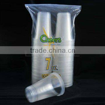 C077092, 7oz(207ml) PP disposable plastic hot drinking cup (100pcs/bag x 12bags/carton)
