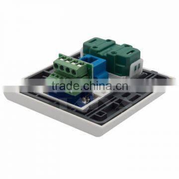 VGA, Cat6 Rj45, 2 Ports AC Power Wall Plate Support Customization photo-5