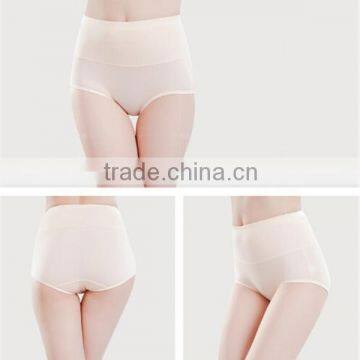 bamboo fiber underwear women high waist briefs for women underpants fashion 10pcs/lot maximum waist 80cm