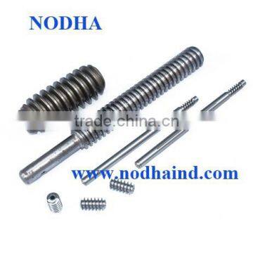 Worm shaft screw shafts axles