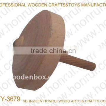 Wooden spinning top