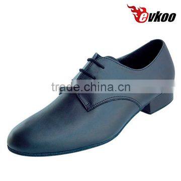 black genuine leather and nubuck material modern dance shoes ballroom dance shoes for men