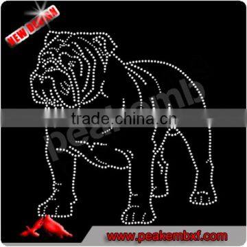 Beautiful bulldog iron on transfers for t-shirt