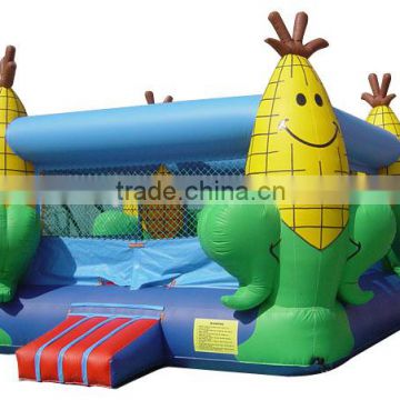 Funny yellow corn bounce house/bounce castle/jumping castle