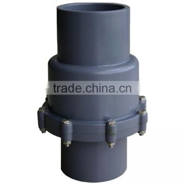 POV latest union type plastic non-return valve low pressure 8 bar