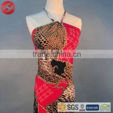 ITY FDY POY Knitted Polyester Spandex African Print Fabric