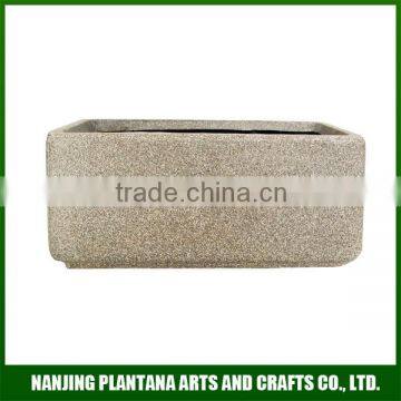 rectangular stone planter fiberglass urns fiberglass planter