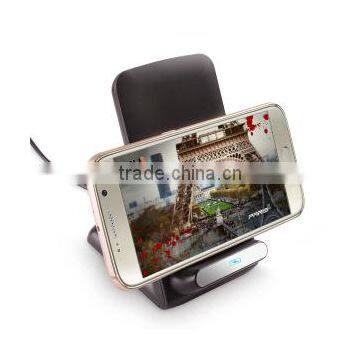 Qi Standard Magnetic Induction Wireless Stand Charger Desktop Wireless Charger photo-5