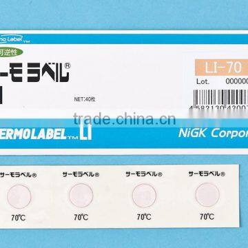 Temerature indicator for environmental investigation/Irreversible/Waterproof/From 40 to 250 deg.C
