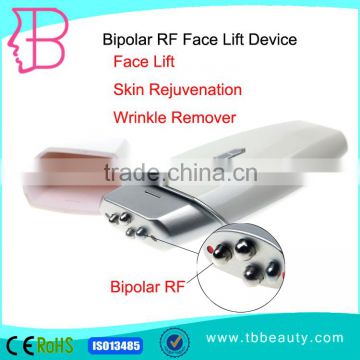 Home use Handheld Bipolar RF lifting skin rejuvenation beauty salon equipment