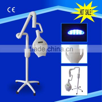 CE dental supplies high quality 8pcs blue led light laser teeth whitening machine for dental bleaching