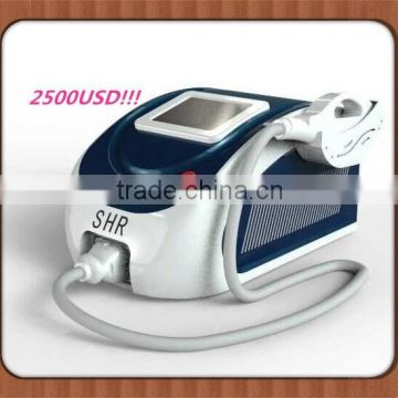 2016 best selling product Portable ipl shr hair removal machine/ipl shr laser