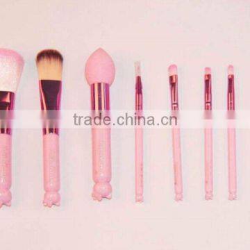 8pcs Pink Professional Private Label Hello Kitty Makeup Brush Set Brushes of Hello Kitty
