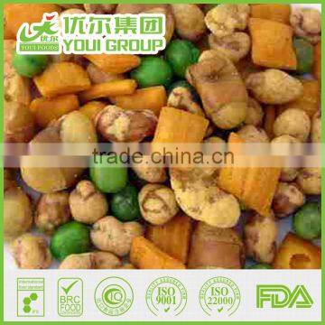 Party Snacks Mix 50, PM50, Cracker and peanuts Blended, BRC salted bulk mix rice cracker, Nutritious chinese snacks