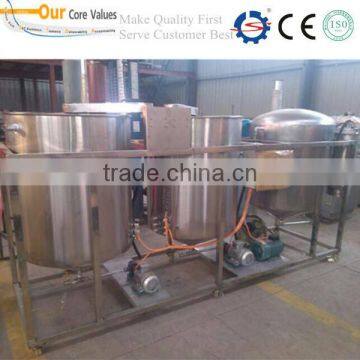 hot sale and stainless steel sunflower oil refining machine