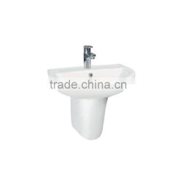 wall hung semi pedestal lavatory washhand basin