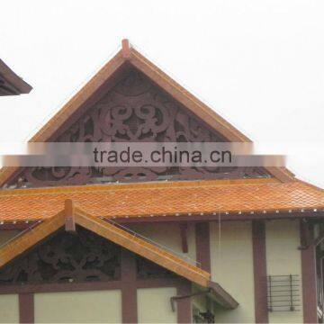 Ceramic glazed fish scale roof tiles