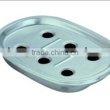 oval-shape non-slipstainless steel soap holder