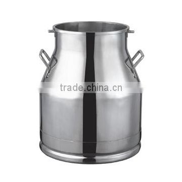 Stainless steel milk can