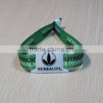 High Performance RFID Fabric Wristbands for Events, Custom Woven RFID Wristband