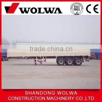 low price 24 tons drop side semi trailer