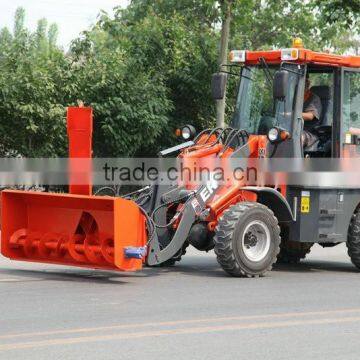 Neue EVERUN Brand ER06 CE Geprueft Schneeraeumung Hoflader Mit Schneeschild/Schneepflug photo-5
